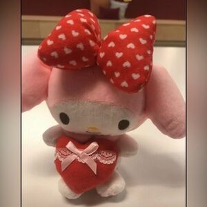 Yume Twins Exclusive My Melody 6” Heart Plushie